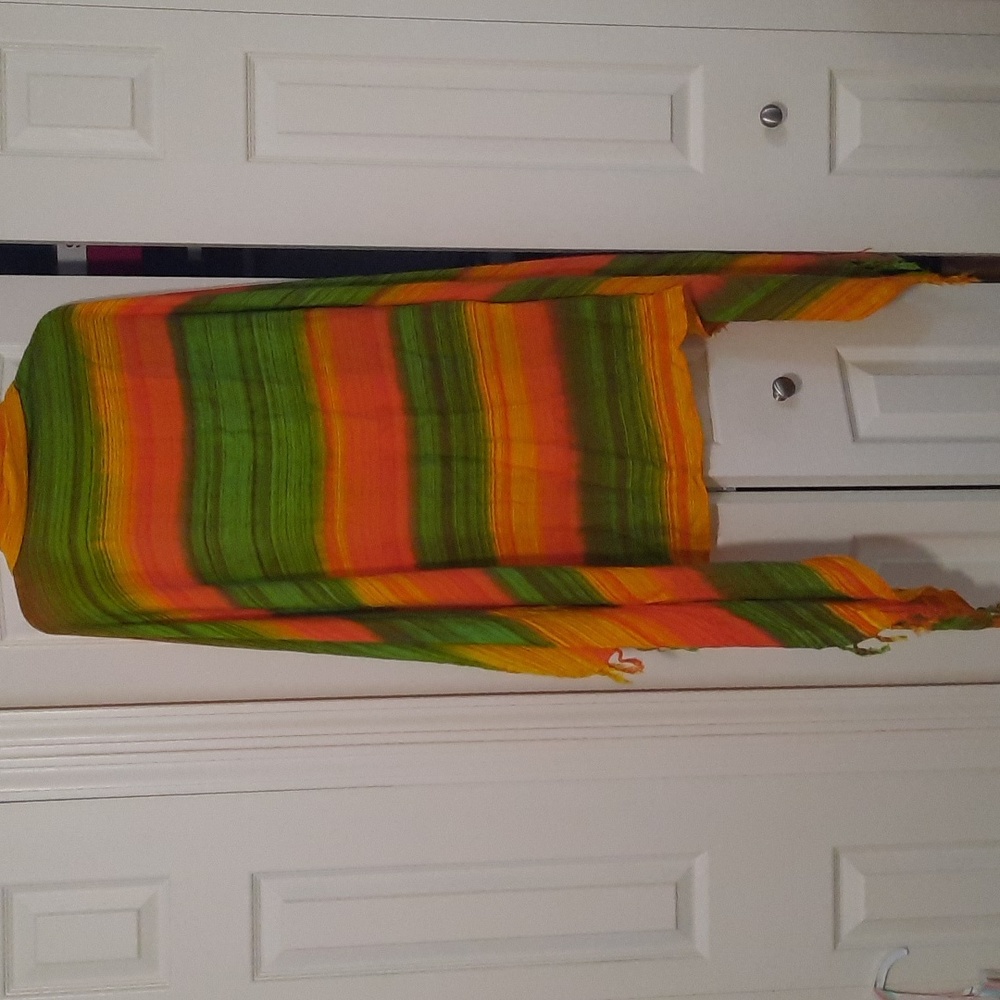 Tie dye shawl/wrap